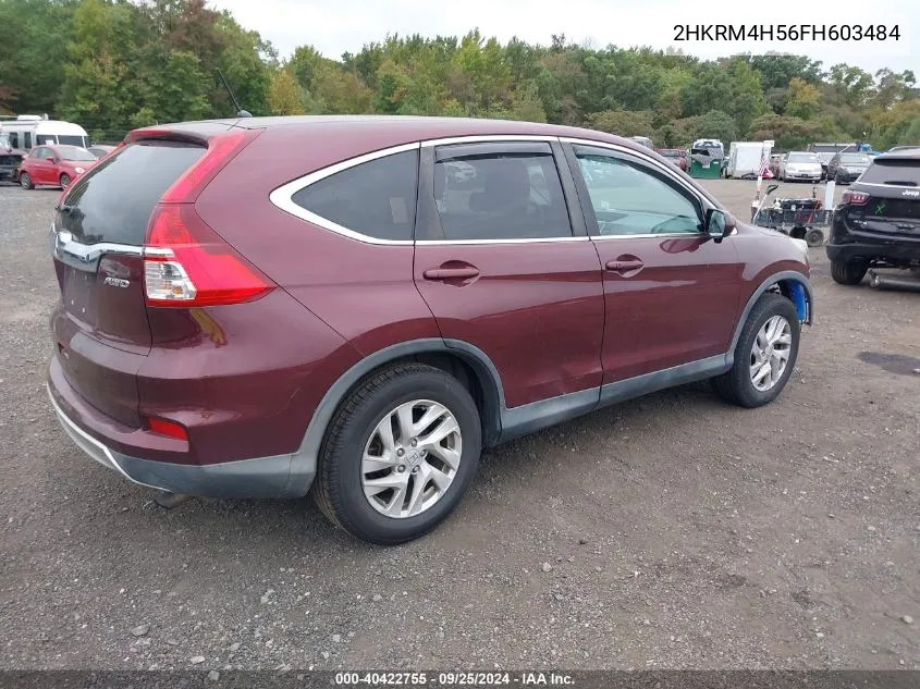 2015 Honda Cr-V Ex VIN: 2HKRM4H56FH603484 Lot: 40422755