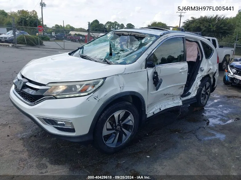 2015 Honda Cr-V Touring VIN: 5J6RM3H97FL005441 Lot: 40429618