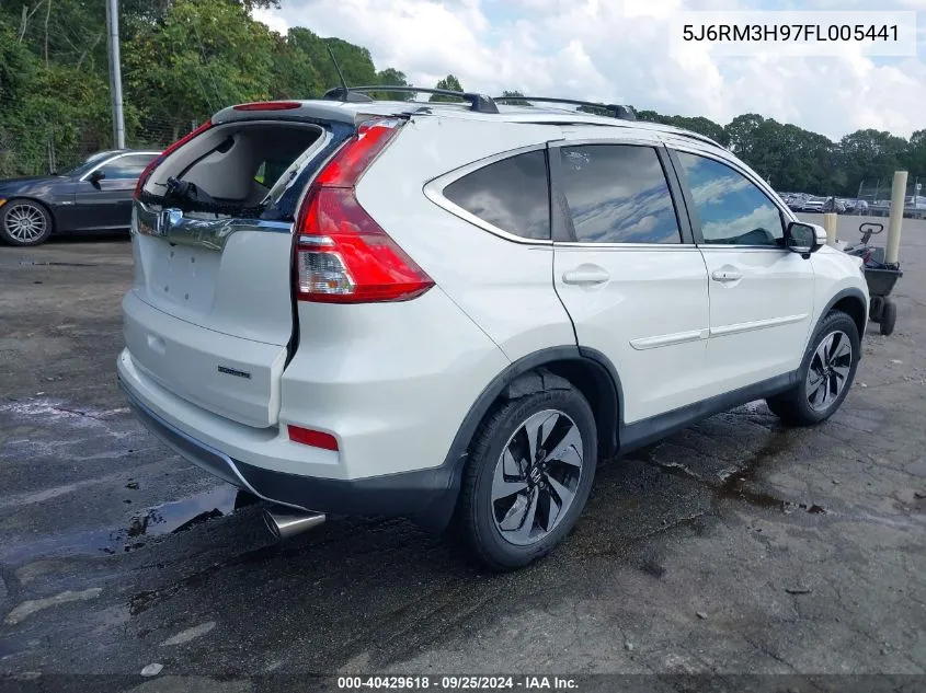 2015 Honda Cr-V Touring VIN: 5J6RM3H97FL005441 Lot: 40429618