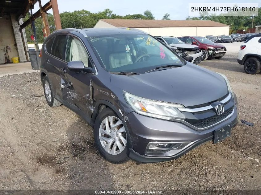 2015 Honda Cr-V Ex-L VIN: 2HKRM4H73FH618140 Lot: 40432909