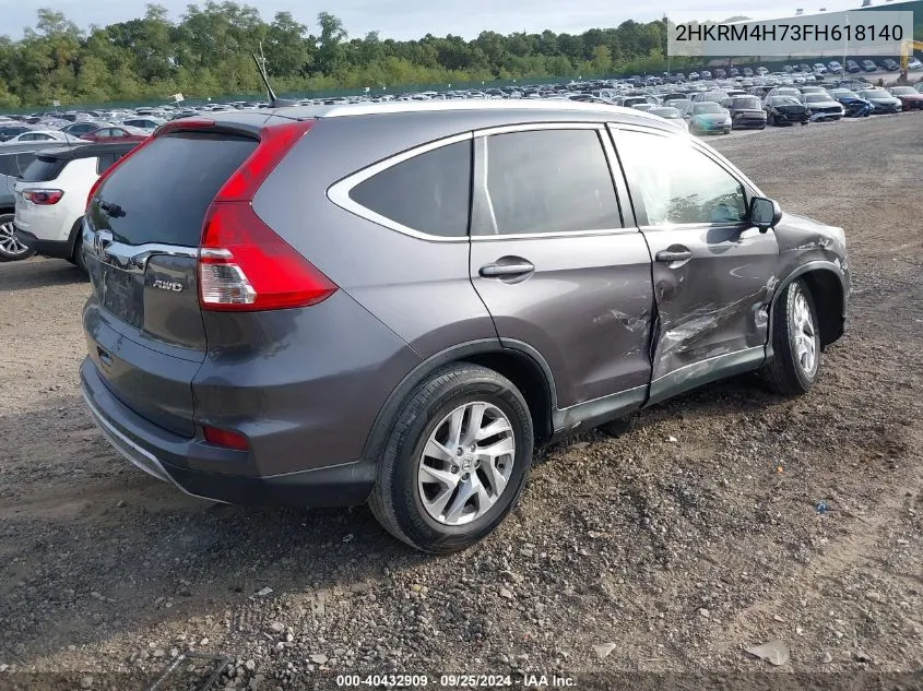 2015 Honda Cr-V Ex-L VIN: 2HKRM4H73FH618140 Lot: 40432909