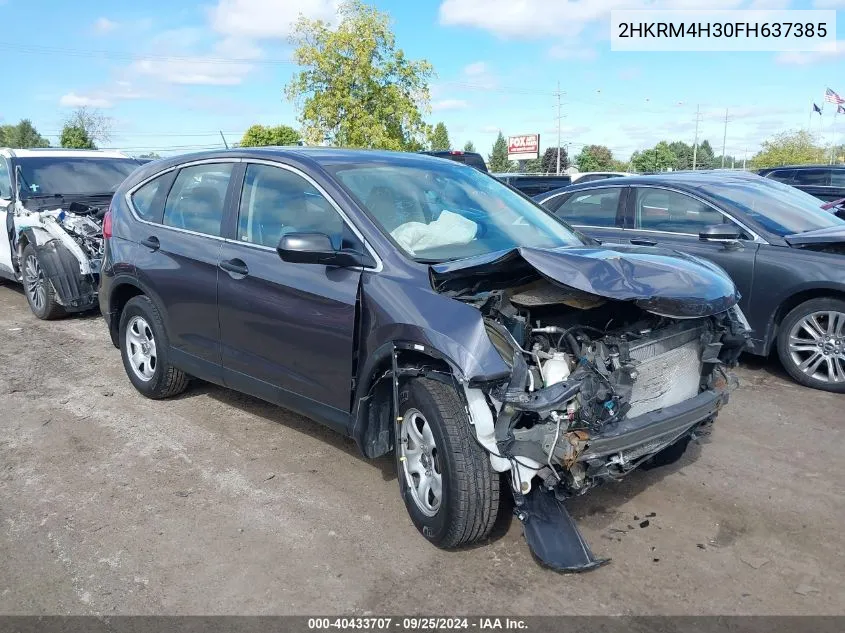 2HKRM4H30FH637385 2015 Honda Cr-V Lx