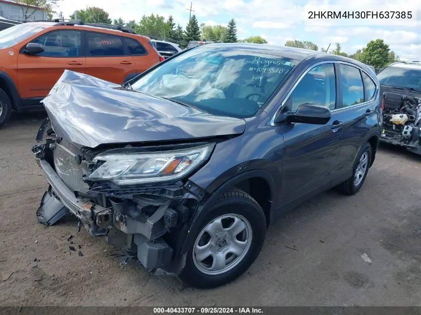 2HKRM4H30FH637385 2015 Honda Cr-V Lx