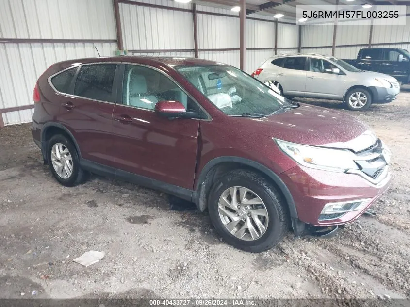 2015 Honda Cr-V Ex VIN: 5J6RM4H57FL003255 Lot: 40433727