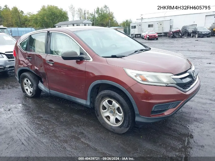 2015 Honda Cr-V Lx VIN: 2HKRM4H32FH605795 Lot: 40439721