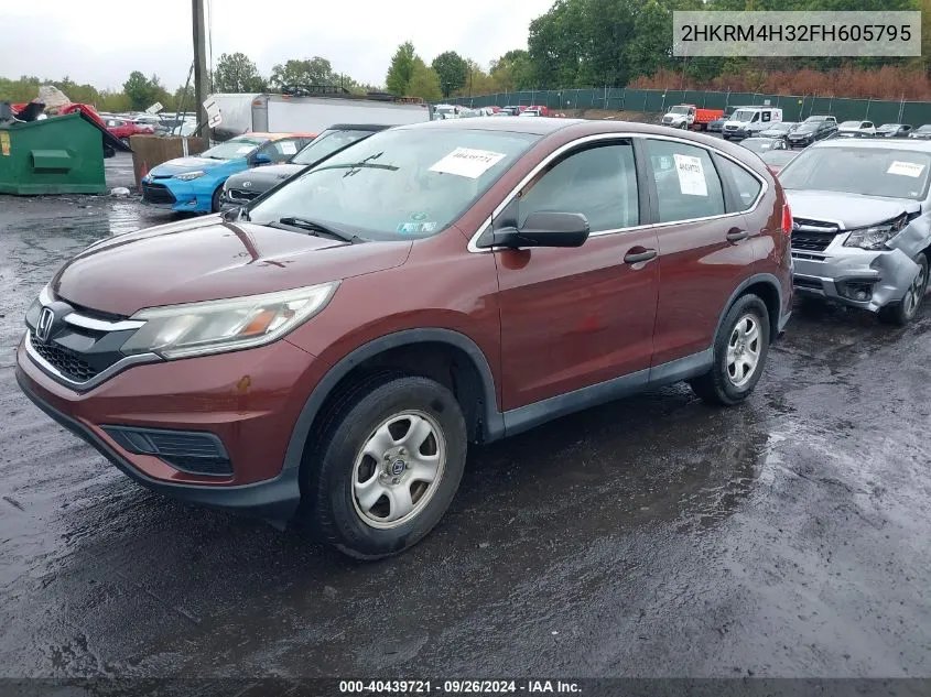 2HKRM4H32FH605795 2015 Honda Cr-V Lx