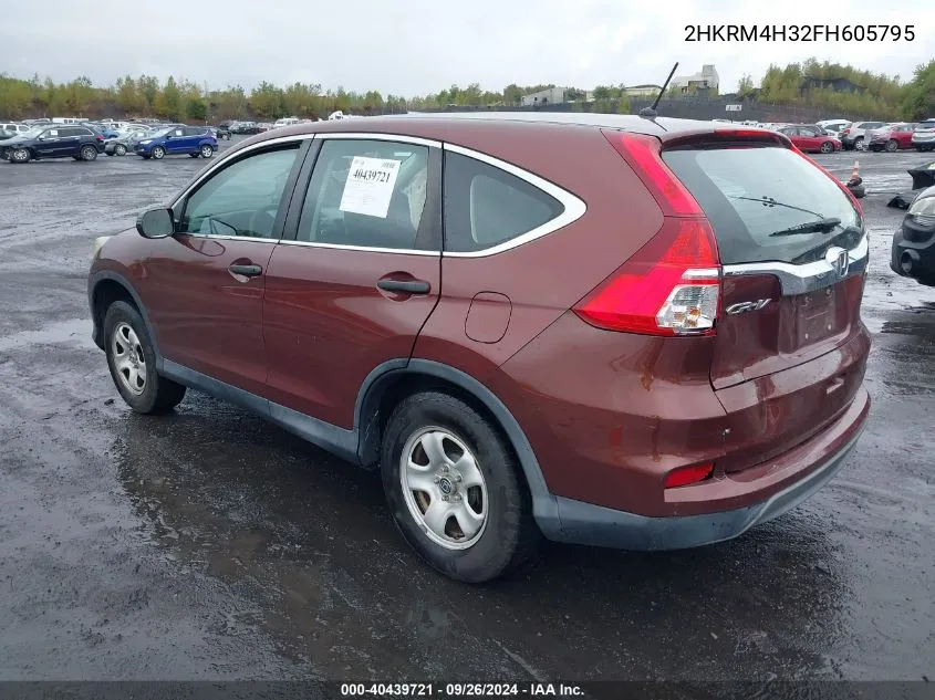 2HKRM4H32FH605795 2015 Honda Cr-V Lx