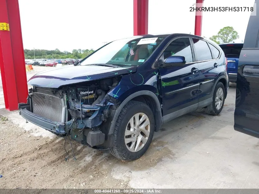 2HKRM3H53FH531718 2015 Honda Cr-V Ex