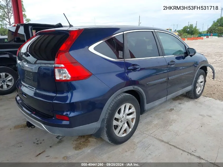 2HKRM3H53FH531718 2015 Honda Cr-V Ex