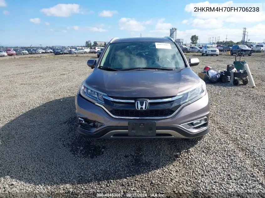 2HKRM4H70FH706238 2015 Honda Cr-V Ex-L