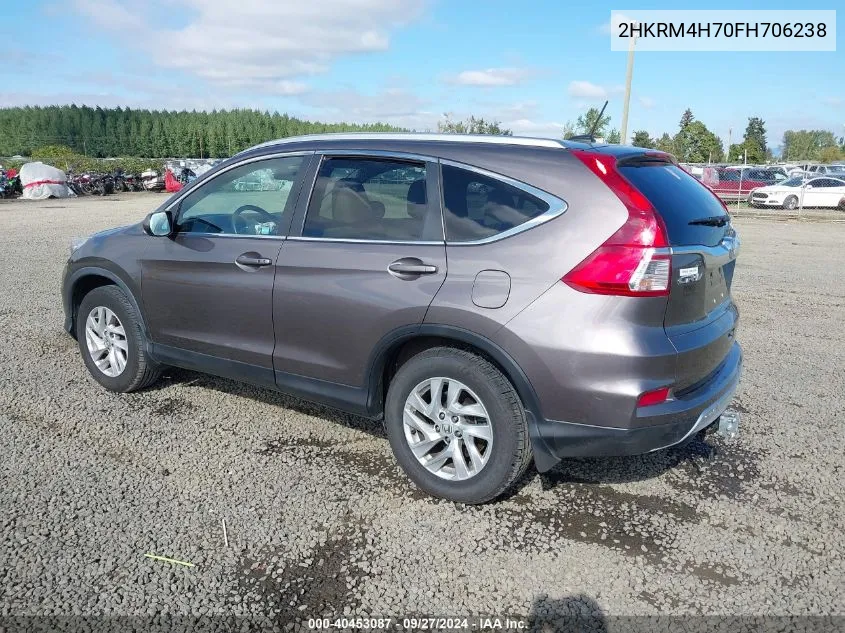 2HKRM4H70FH706238 2015 Honda Cr-V Ex-L