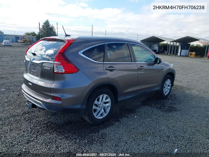 2HKRM4H70FH706238 2015 Honda Cr-V Ex-L