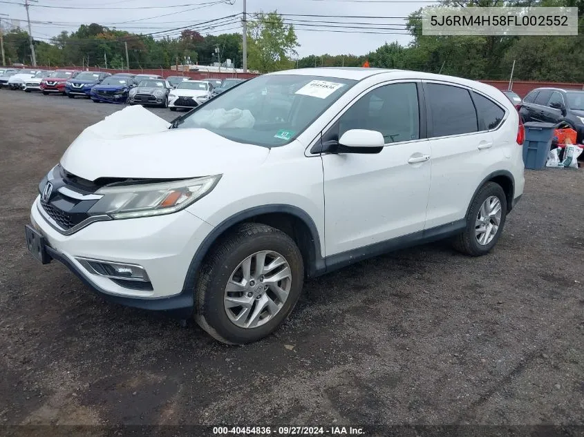 2015 Honda Cr-V Ex VIN: 5J6RM4H58FL002552 Lot: 40454836