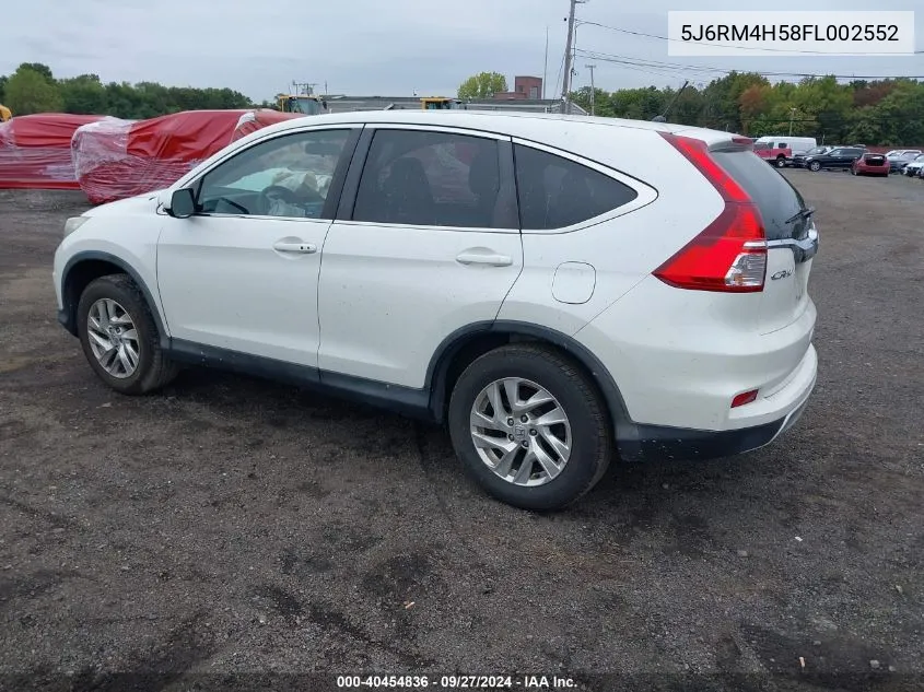 5J6RM4H58FL002552 2015 Honda Cr-V Ex