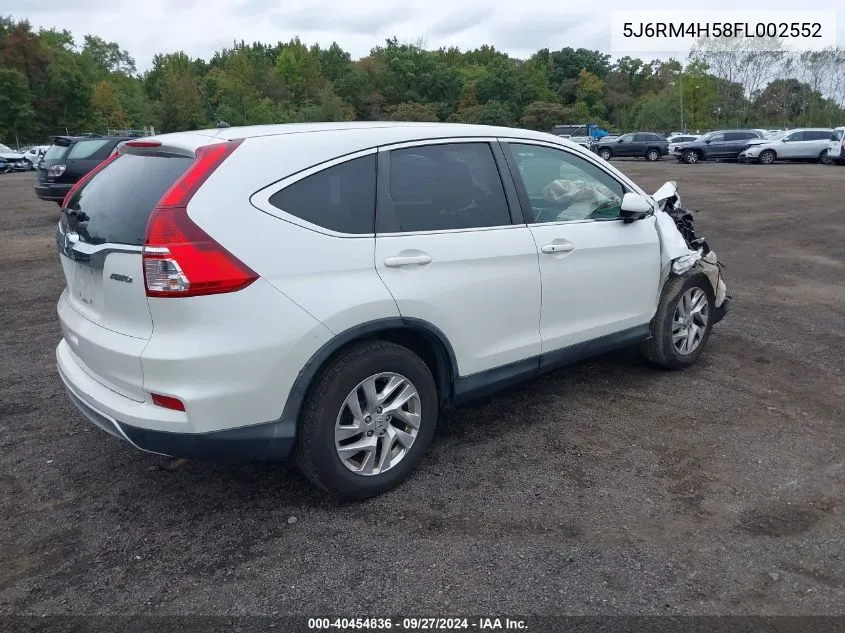 5J6RM4H58FL002552 2015 Honda Cr-V Ex