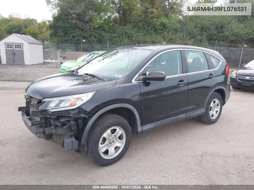 5J6RM4H39FL076531 2015 Honda Cr-V Lx