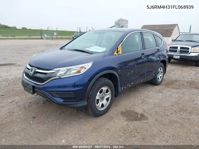 5J6RM4H31FL068939 2015 Honda Cr-V Lx