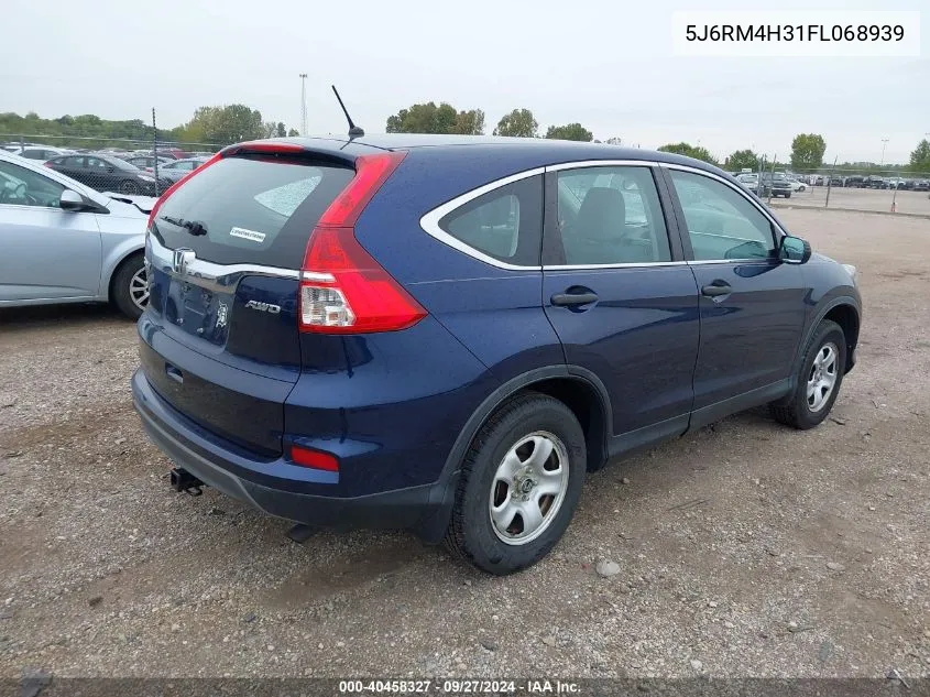 5J6RM4H31FL068939 2015 Honda Cr-V Lx