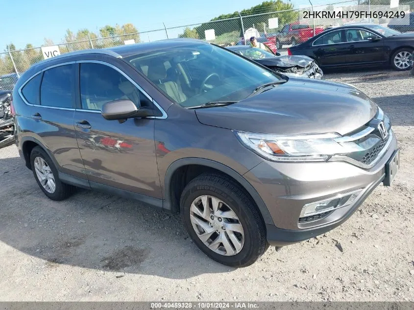 2HKRM4H79FH694249 2015 Honda Cr-V Exl