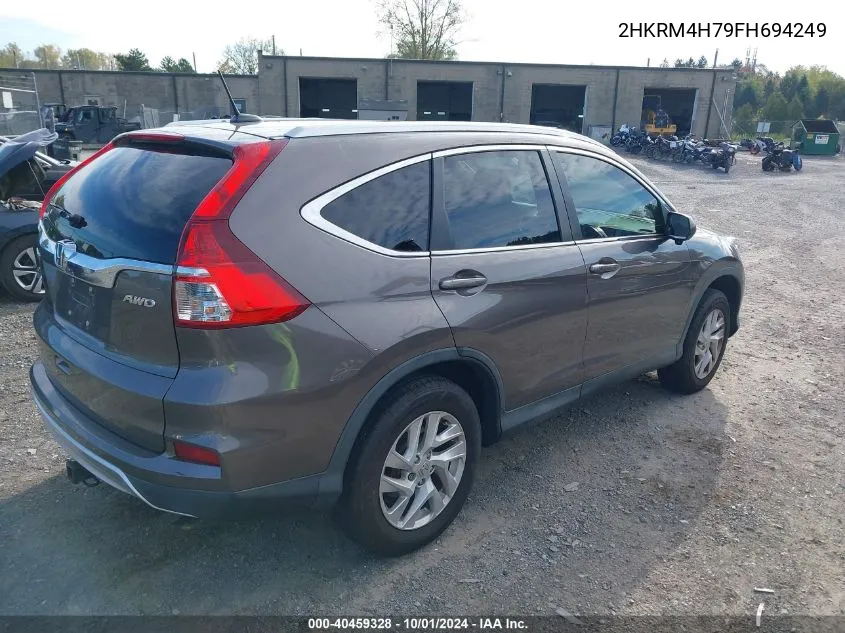 2HKRM4H79FH694249 2015 Honda Cr-V Exl