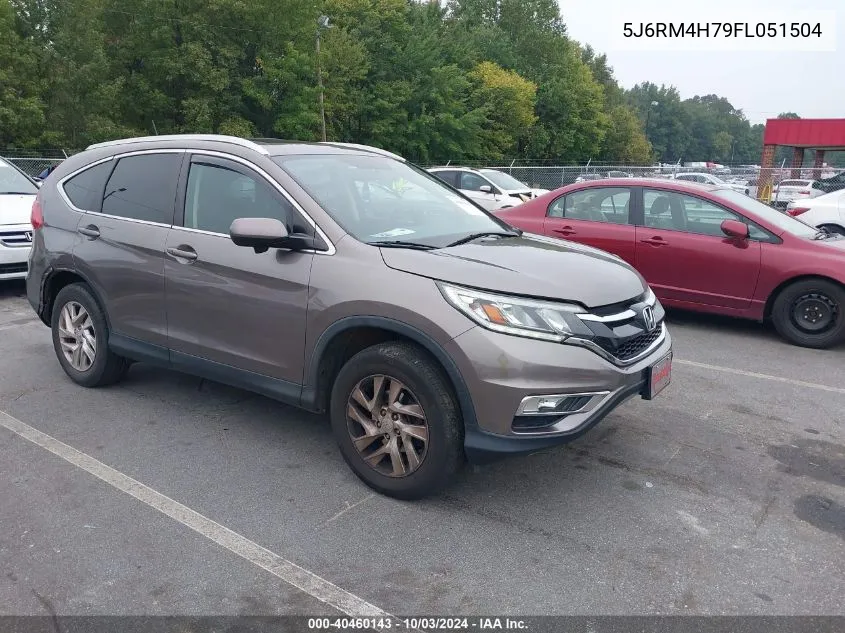 5J6RM4H79FL051504 2015 Honda Cr-V Ex-L