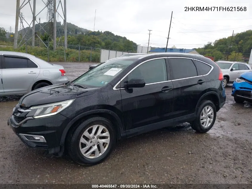 2HKRM4H71FH621568 2015 Honda Cr-V Ex-L