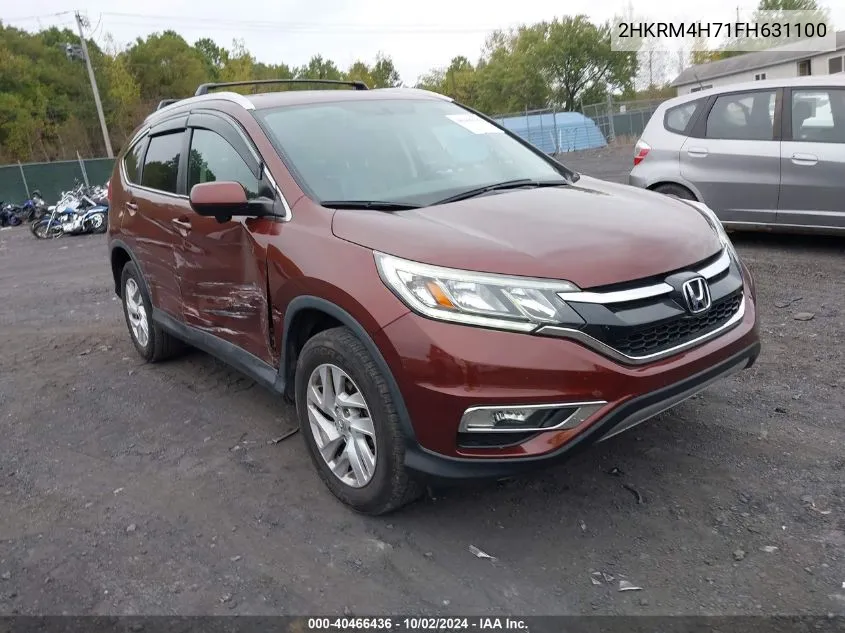 2HKRM4H71FH631100 2015 Honda Cr-V Ex-L