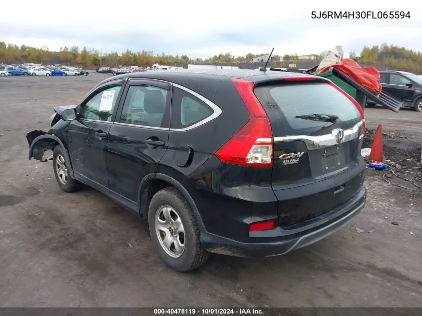 5J6RM4H30FL065594 2015 Honda Cr-V Lx