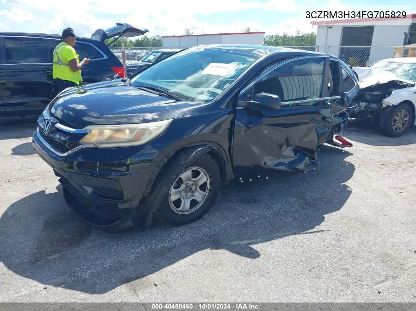 2015 Honda Cr-V Lx VIN: 3CZRM3H34FG705829 Lot: 40480460