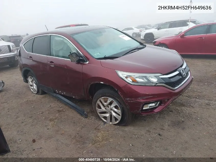 2HKRM4H52FH649636 2015 Honda Cr-V Ex