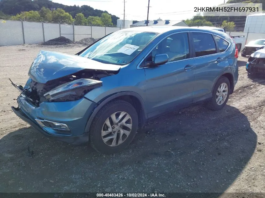 2HKRM4H52FH697931 2015 Honda Cr-V Ex