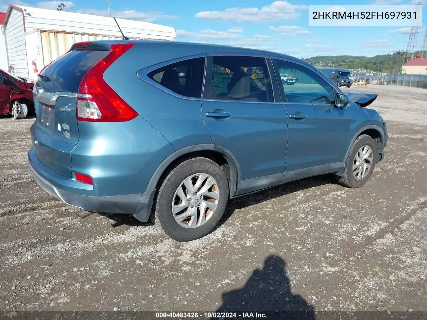 2HKRM4H52FH697931 2015 Honda Cr-V Ex