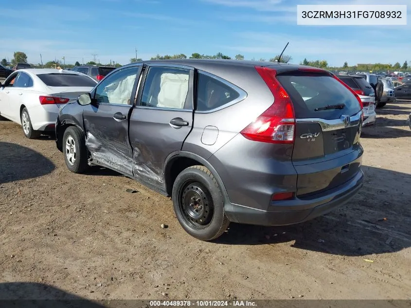 3CZRM3H31FG708932 2015 Honda Cr-V Lx