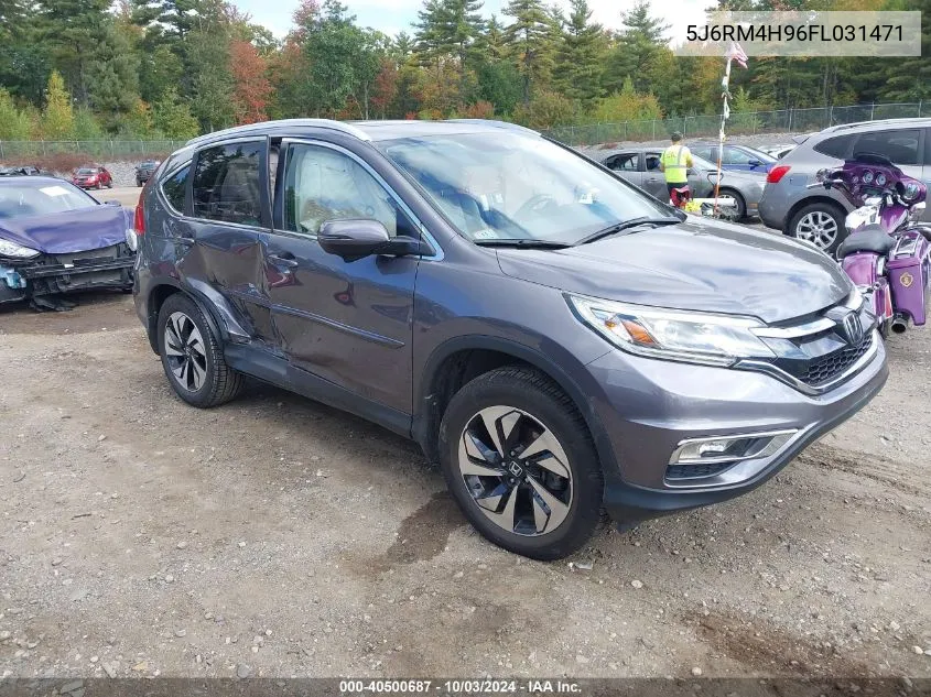 2015 Honda Cr-V Touring VIN: 5J6RM4H96FL031471 Lot: 40500687