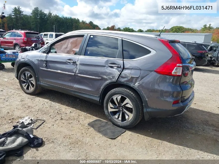 2015 Honda Cr-V Touring VIN: 5J6RM4H96FL031471 Lot: 40500687