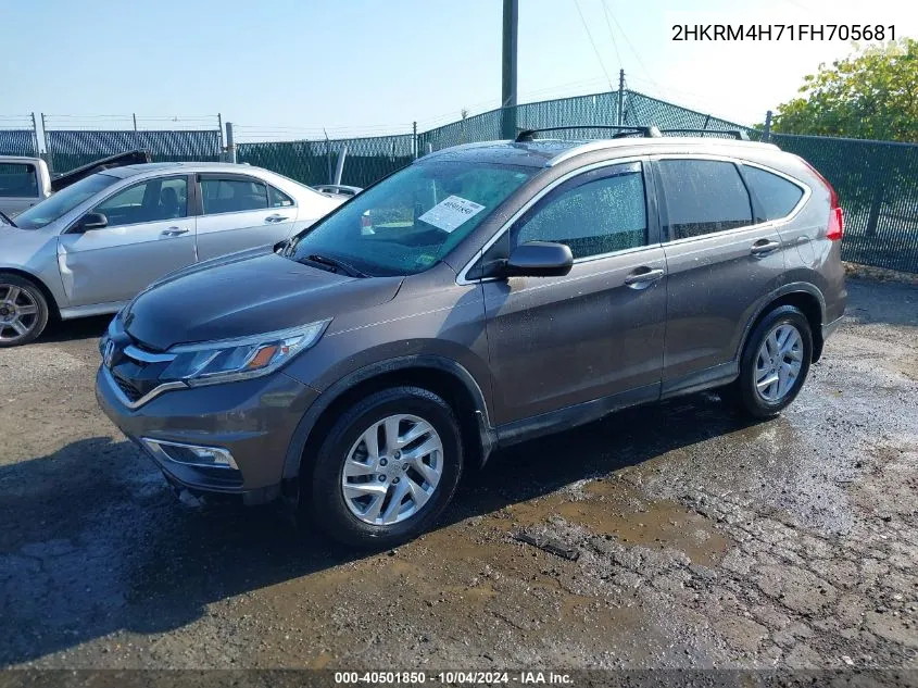 2HKRM4H71FH705681 2015 Honda Cr-V Ex-L