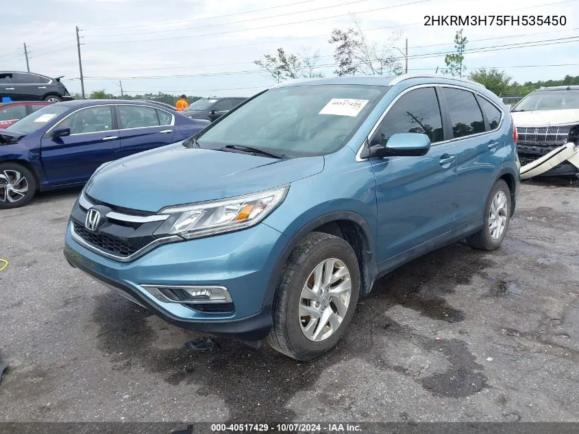 2HKRM3H75FH535450 2015 Honda Cr-V Exl