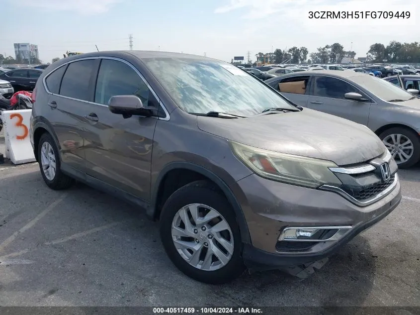 2015 Honda Cr-V Ex VIN: 3CZRM3H51FG709449 Lot: 40517459