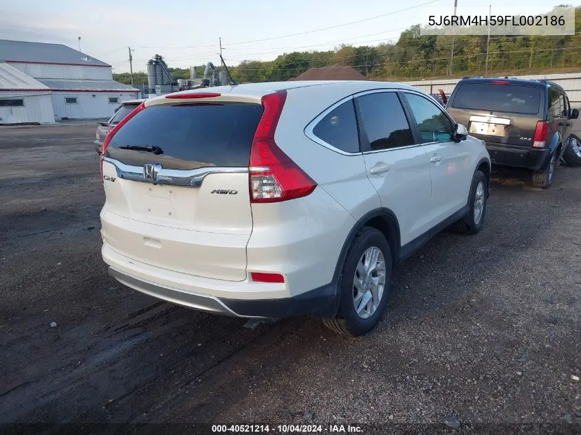 2015 Honda Cr-V Ex VIN: 5J6RM4H59FL002186 Lot: 40521214