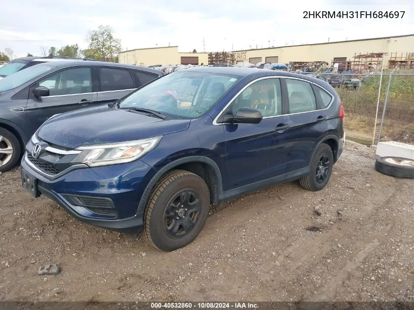 2HKRM4H31FH684697 2015 Honda Cr-V Lx