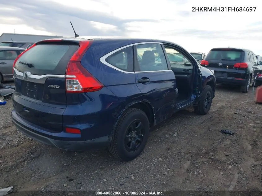 2HKRM4H31FH684697 2015 Honda Cr-V Lx