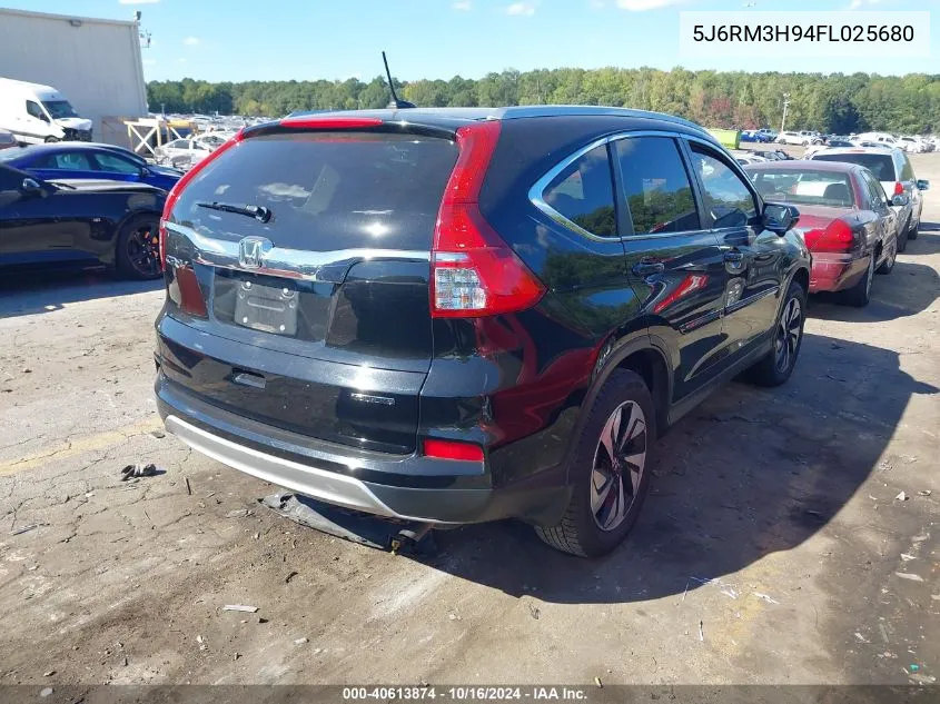 2015 Honda Cr-V Touring VIN: 5J6RM3H94FL025680 Lot: 40613874