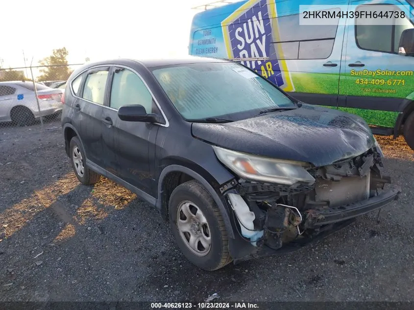 2HKRM4H39FH644738 2015 Honda Cr-V Lx