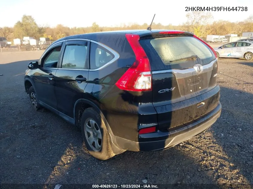 2HKRM4H39FH644738 2015 Honda Cr-V Lx