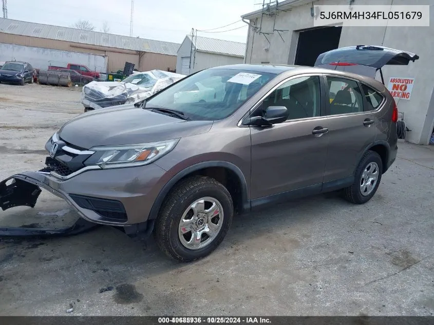 5J6RM4H34FL051679 2015 Honda Cr-V Lx