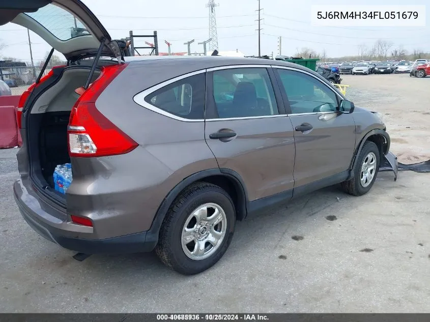 5J6RM4H34FL051679 2015 Honda Cr-V Lx