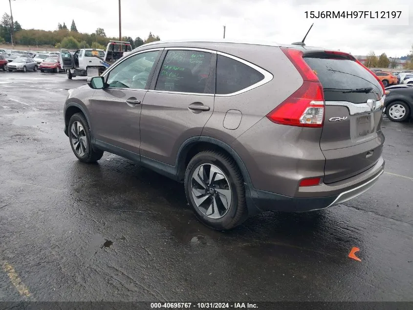 2015 Honda Cr-V Touring VIN: 15J6RM4H97FL12197 Lot: 40695767