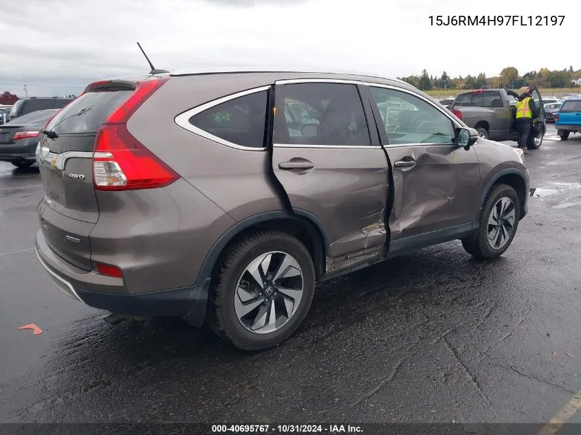 2015 Honda Cr-V Touring VIN: 15J6RM4H97FL12197 Lot: 40695767