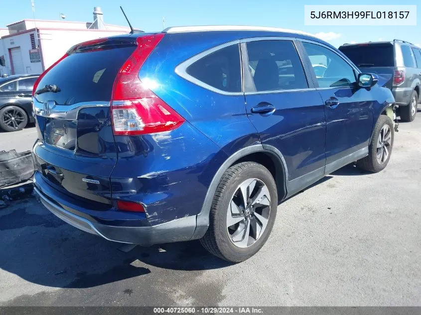 2015 Honda Cr-V Touring VIN: 5J6RM3H99FL018157 Lot: 40725060