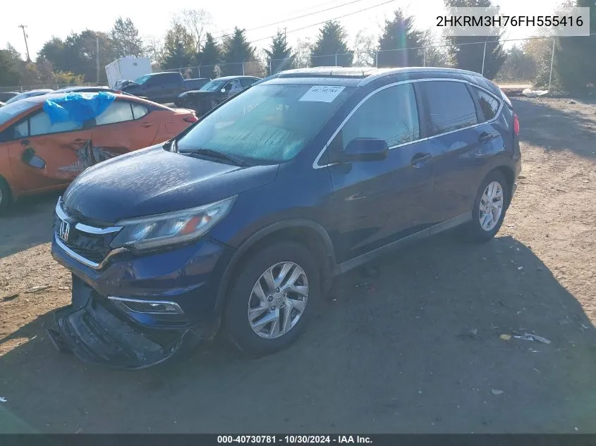 2HKRM3H76FH555416 2015 Honda Cr-V Ex-L